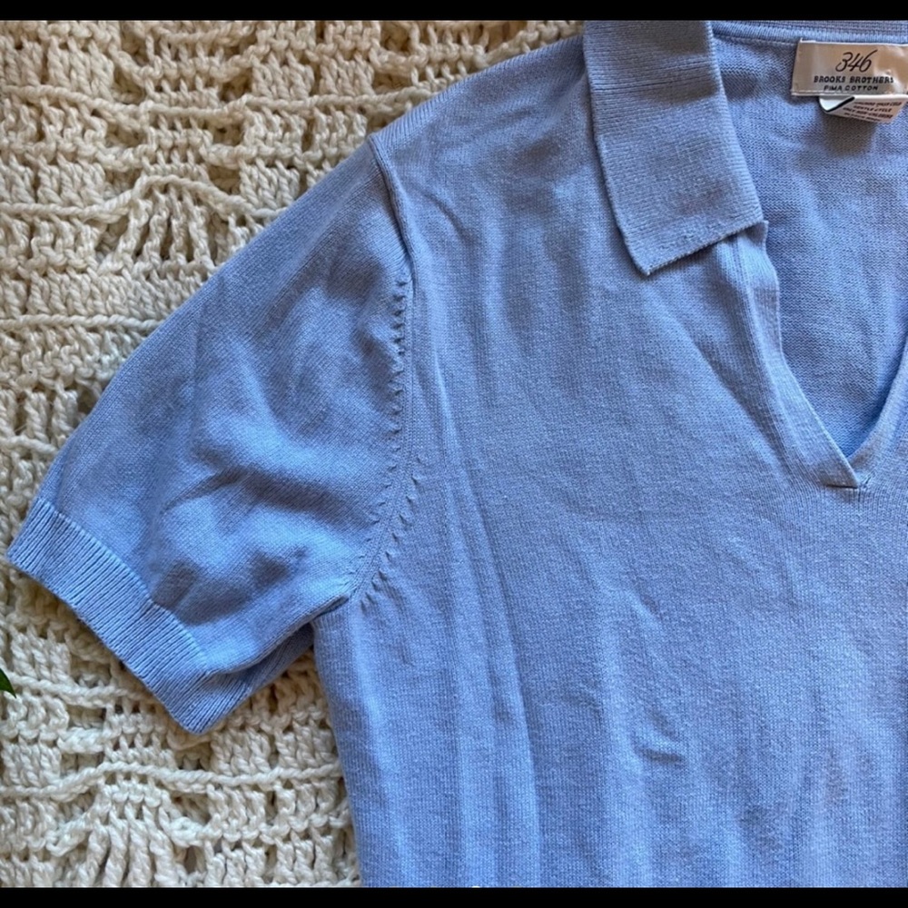 Vintage baby blue polo tee 💙